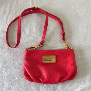 Marc by Marc Jacobs Red Leather Crossbody Bag